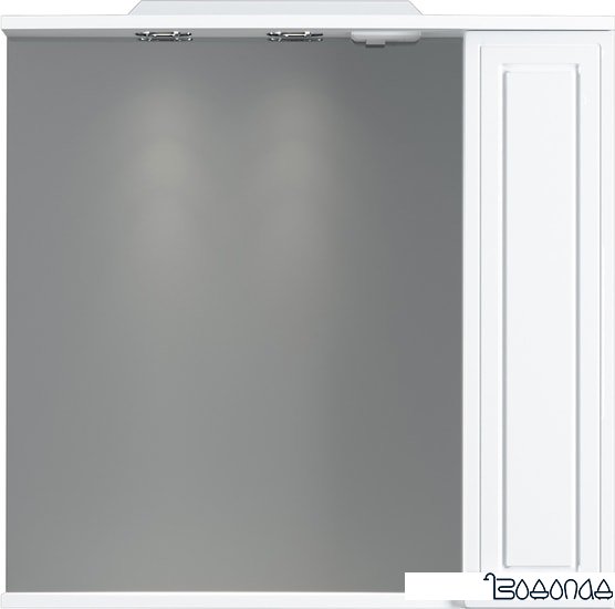 AM.PM Шкаф с зеркалом Palace One 75 M41MPR0751WG (правый,белый глянец) фото 1