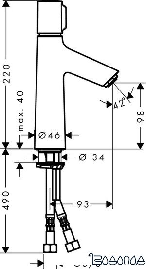 Смеситель Hansgrohe Talis Select S 72043000