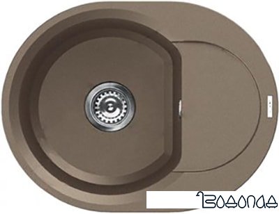 Кухонная мойка Elleci Easy Round 600 Tortora 43