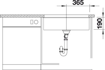 Кухонная мойка Blanco Subline 700-U (серый беж) фото 4