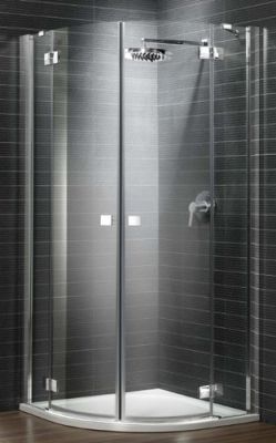 Душевой уголок Radaway Almatea PDD E 100x80 (графитовое стекло)