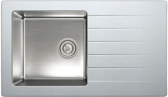 Кухонная мойка Tolero Twist TTS-860 (серый металлик 001)