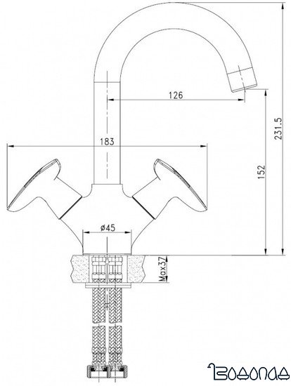 Смеситель IDDIS Copter COPSB00i01 фото 4