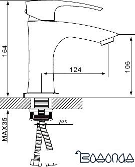 Смеситель Gappo G1007-5
