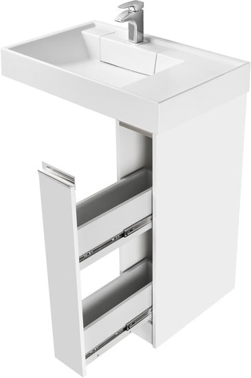 Акватон Тумба с умывальником Лондри 20 1A236101LH010 (белый)