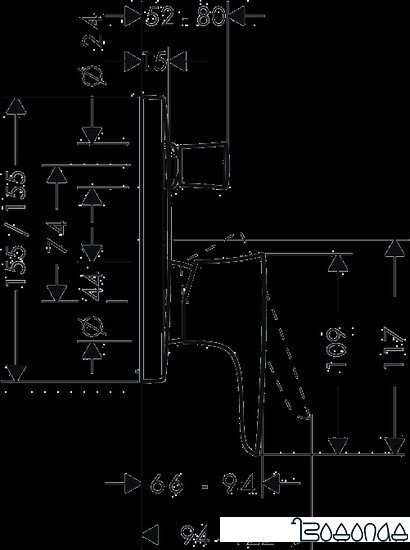 Смеситель Hansgrohe PuraVida 15445400 фото 2