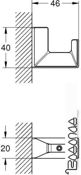 Крючок для ванны Grohe Grohe 40782000