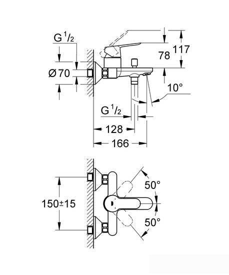 Смеситель Grohe Start Edge 23348000 фото 2