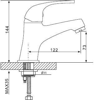 Смеситель Gappo G1035 фото 2