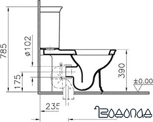 Унитаз Vitra Serenada [9722B003-7203] фото 4