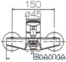 Смеситель Bravat Line F65299C-1