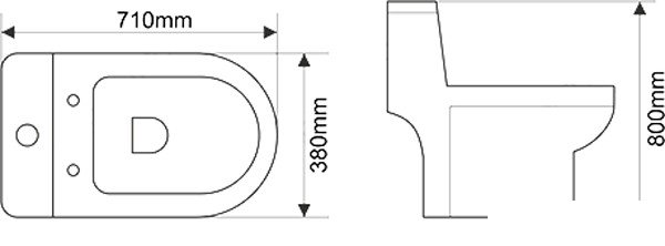 Унитаз Melana MLN-2806D/2012D фото 4