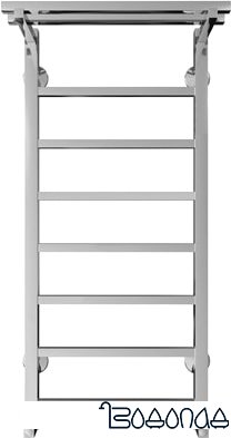Полотенцесушитель TERMINUS Контур П8 с полкой (474x900)