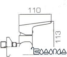 Смеситель Bravat Pure F9105161C-01