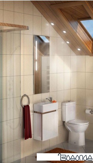 Мебель для ванных комнат Акватон Тумба с умывальником Эклипс 46 1A1728K1EK49R