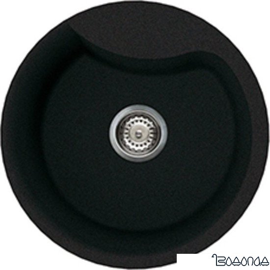 Кухонная мойка Elleci Ego Round Antracite 59 фото 1