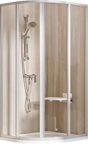 Душевой уголок Ravak Supernova SKCP4 - 80 (grape/сатин)