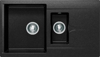Кухонная мойка Polygran Brig-870 (черный 16) Кухонная мойка Polygran Brig-870 (черный 16)