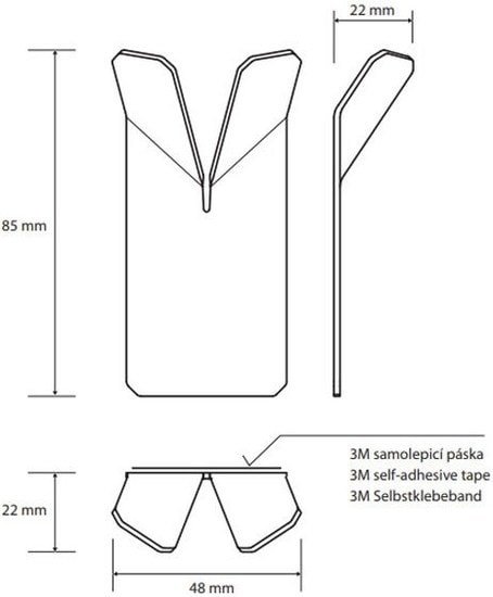 Крючок для ванны Bemeta Niva 101106035