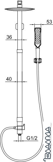 Душевая система Kaiser 35482