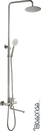 Душевая система Haiba HB24801 (нержавеющая сталь) фото 1