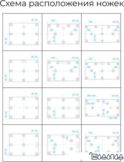 Душевой поддон RGW ST-0108W 16152810-01 80x100 фото 4