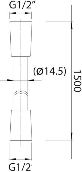 Душевой шланг Clever PVC 60795 фото 2