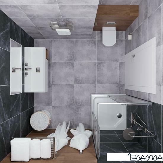 Душевой уголок Triton Вента Хром А1 90х90 (прозрачное стекло) фото 4