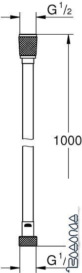 Душевой шланг Grohe Silverflex Longlife 26334000