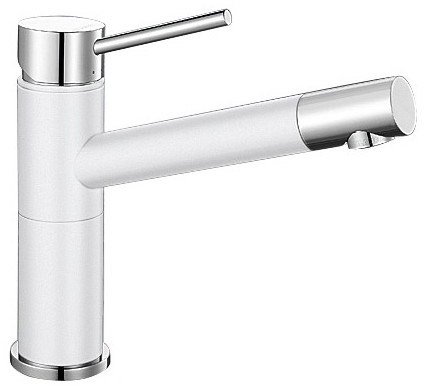 Смеситель Blanco Alta Compact Silgranit (белый) [515317]