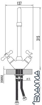 Смеситель Lemark STANDARD LM2105C