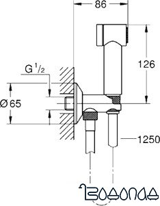 Душевая лейка Grohe Sena Trigger Spray 35 [26332 000]