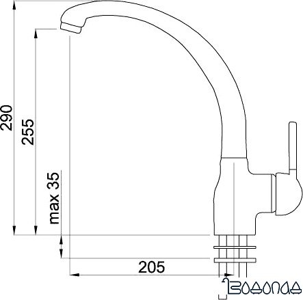 Смеситель Elleci Po Aluminium M79