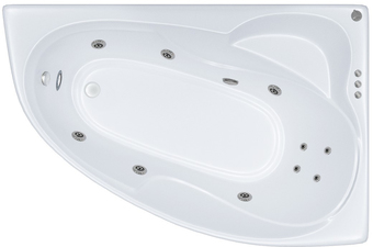 Ванна Triton Изабель гидромассажная 170x100R Комфорт