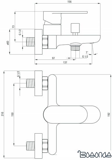 Смеситель Deante Alpinia BGA 010M