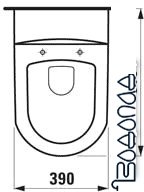 Унитаз Laufen Mylife 8209464000001