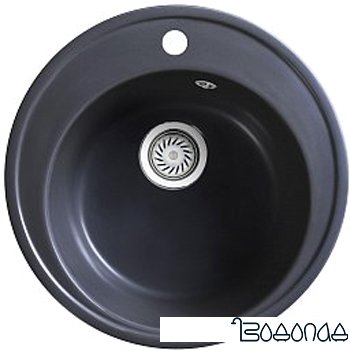 Кухонная мойка Belux BRG-51-01 (черный обсидиан) фото 1 Кухонная мойка Belux BRG-51-01 (черный обсидиан) фото 1