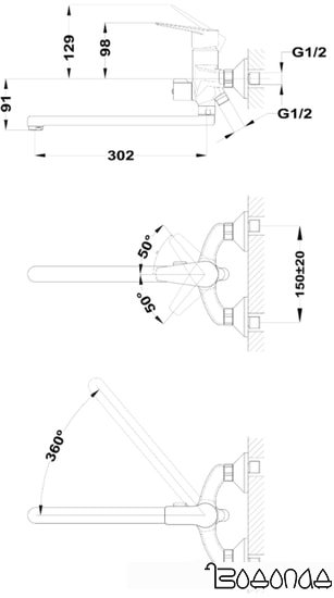 Смеситель TEKA Manacor 841211250