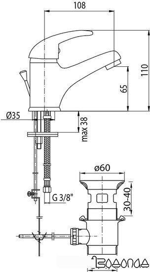 Смеситель Valvex GALEO 2441000