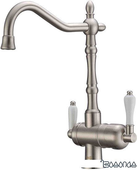 Смеситель ZorG ZR 326 YF Nickel