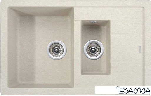 Кухонная мойка Kaiser KG2M-7850 (песочный)