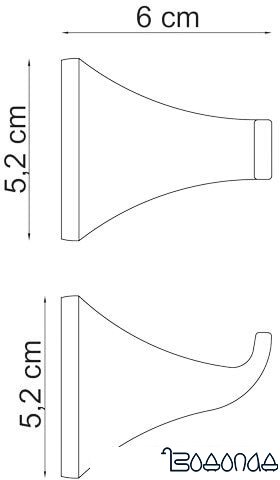 Крючок для ванны Wasserkraft Wern K-2523