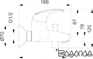 Смеситель Oras Polara 1440Y фото 3