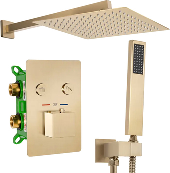 Душевая система Rea Fenix Davis Brush Gold REA-P6358