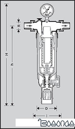 Проточный фильтр Honeywell F76S 3/4" AA (100 мкм)