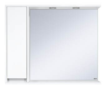 Мебель для ванных комнат Misty Алиса-90 белый левый Э-Али04090-01Л