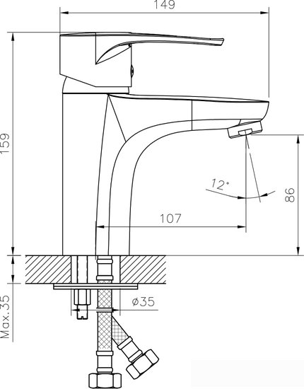 Смеситель Decoroom DR70011