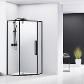 Душевой уголок RGW SV-81-B 90x90 (черный/прозрачное)