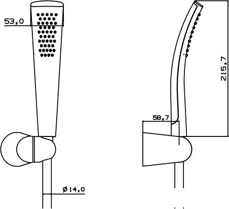 Душевой гарнитур Valvex Rose Gold 2445350 фото 2