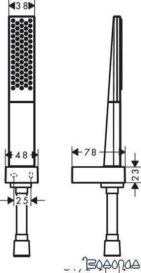 Душевой гарнитур Hansgrohe Rainfinity 100 1jet 26857000 фото 2